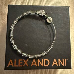 ⭐️ Alex and Ani: Clear Beaded Silver Bracelet